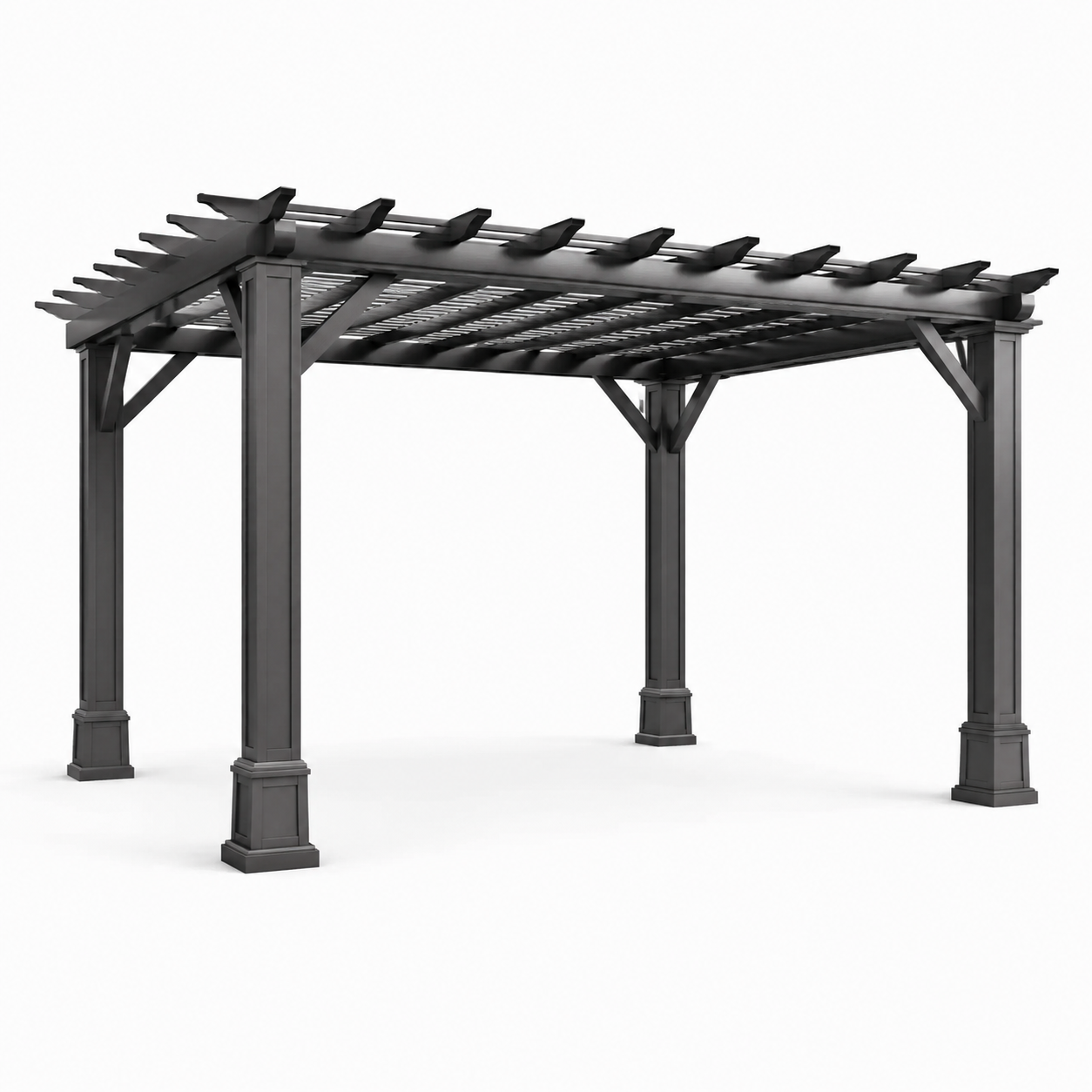 Pergola en aluminium anthracite