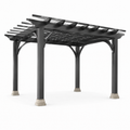 Pergola de jardin en aluminium anthracite